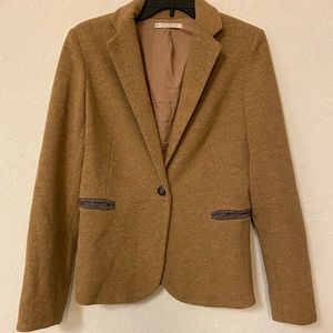 Aquamor camel colored blazer size M